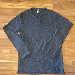 Men’s gstar Henley long sleeve